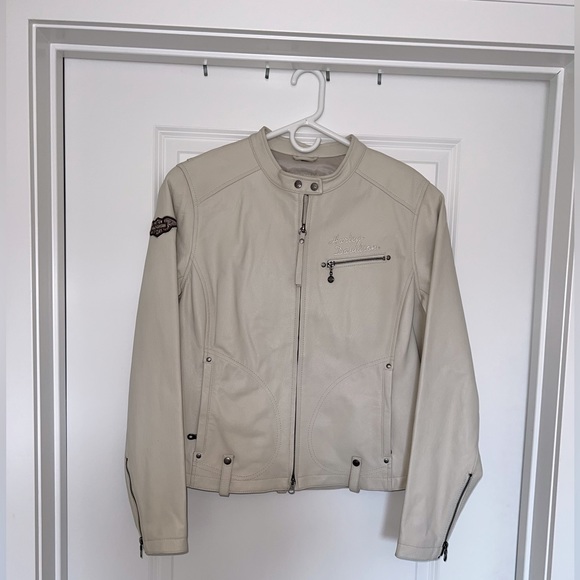 Genuine Leather Harley Jacket - Picture 4 of 5